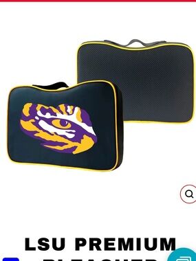 LSU PREMIUM BLEACHER CUSHION, logo brands